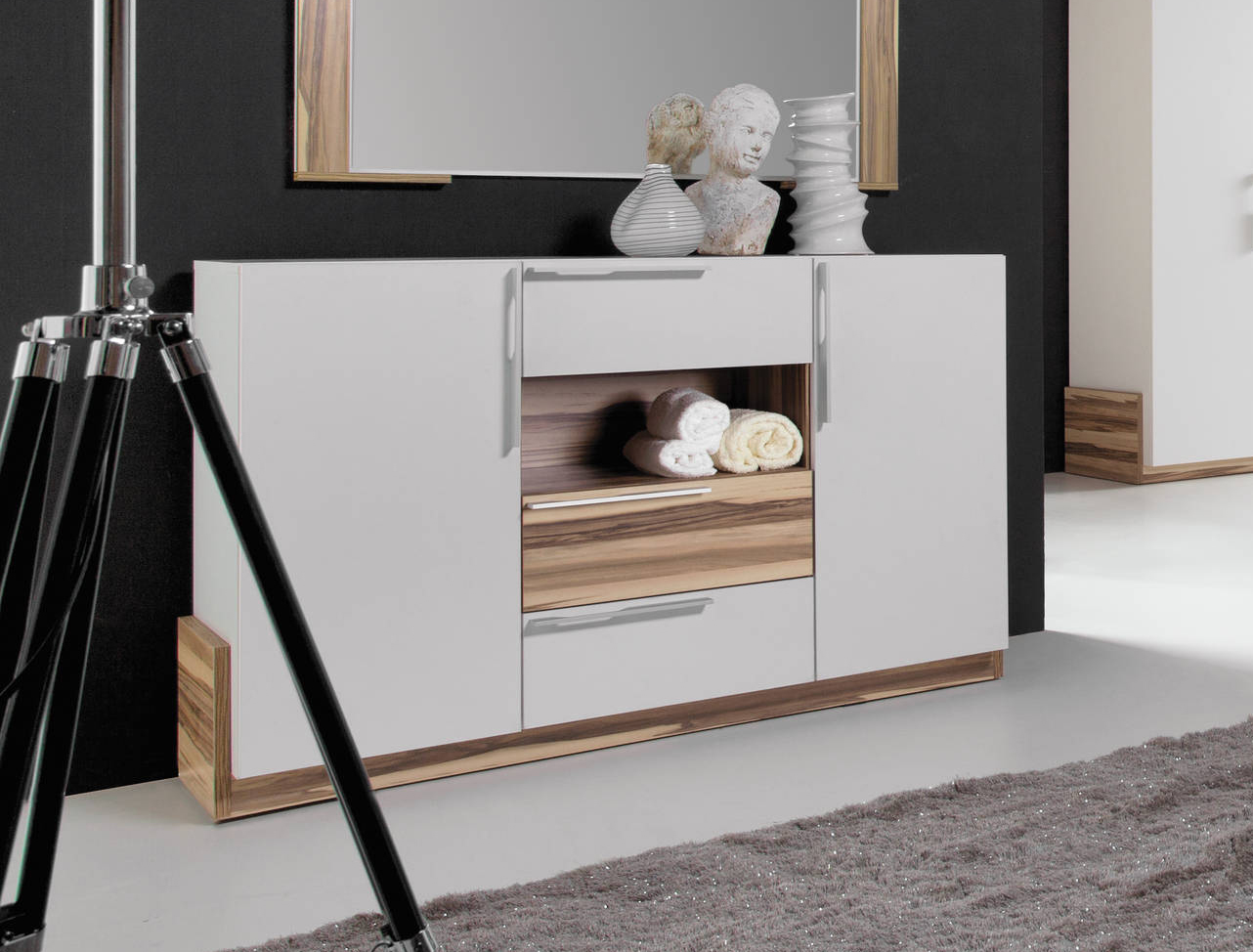 Morena - komoda velká - bílá