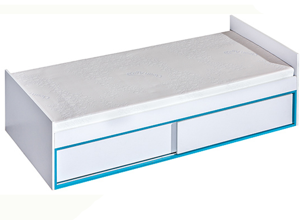 Trafiko m - jednolůžko 13 s roštem - 90x200 cm - modrá