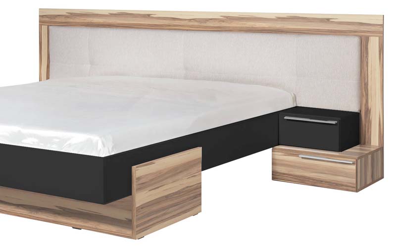 Morena - dvoulůžko 160x200 cm - černá