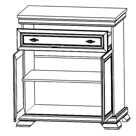 KORA s | komoda KK1 | 88 cm | samoa king