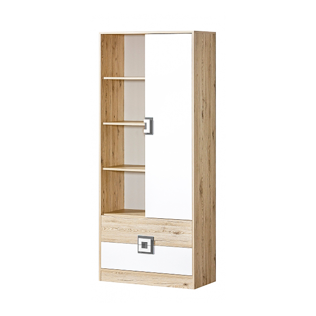 Nico - regál 4 - 80 cm - šedá