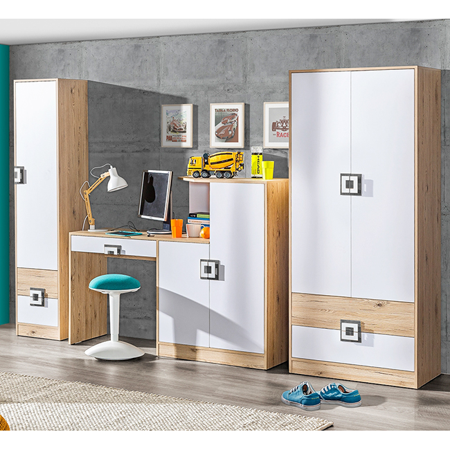 Nico - regál 4 - 80 cm - šedá