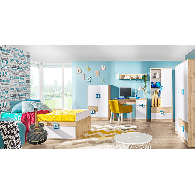 Nico - komoda 8 - modrá