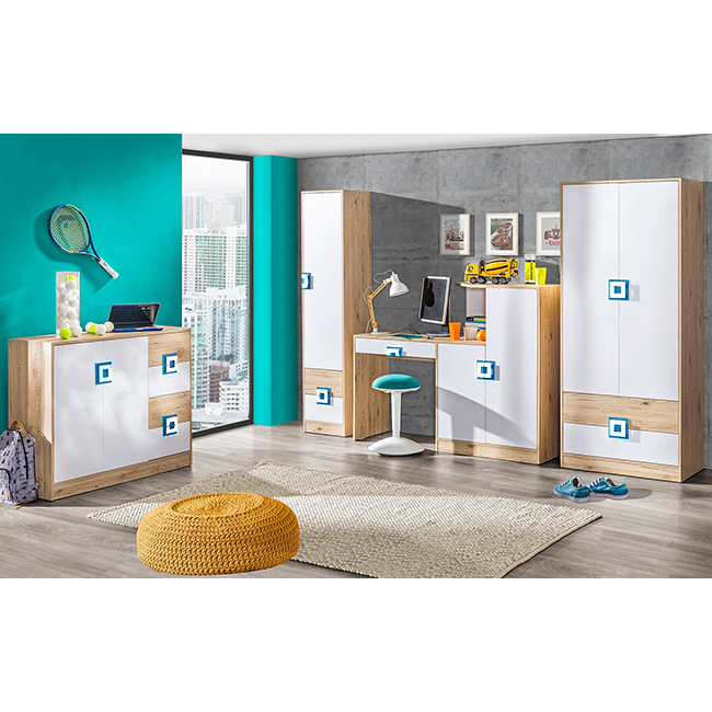 Nico - psací stůl 11 - modrá