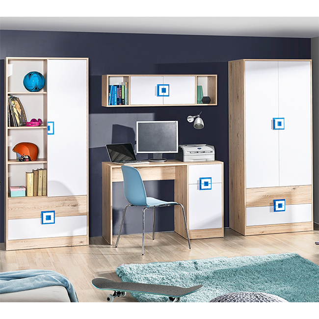 Nico - závěsná police 12 - modrá