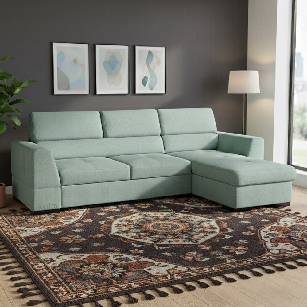 Sedací souprava NEST III | 273x180 cm | rozkládací | VÝBĚR TKANIN a NOŽIČEK