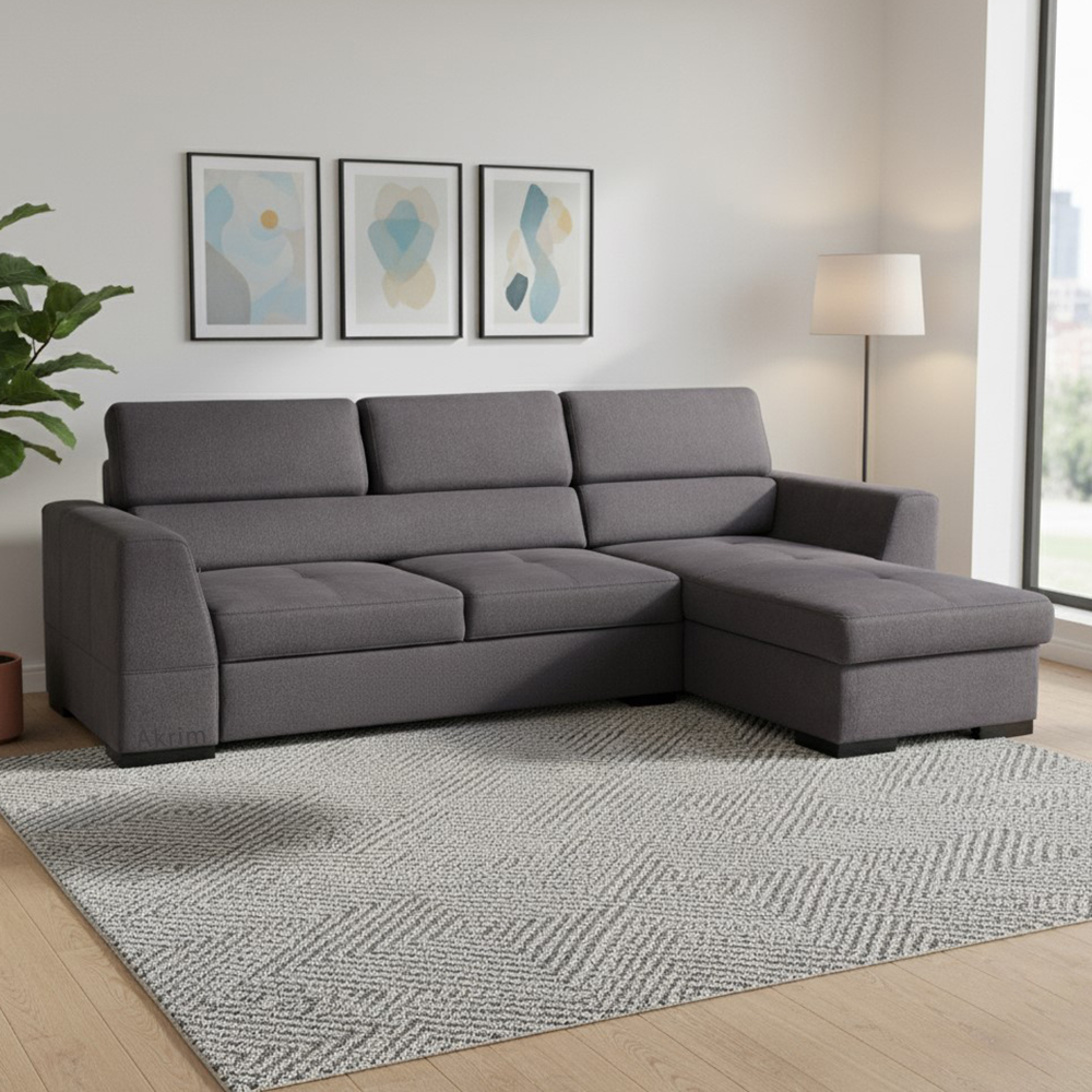 Sedací souprava NEST III | 273x180 cm | rozkládací | VÝBĚR TKANIN a NOŽIČEK