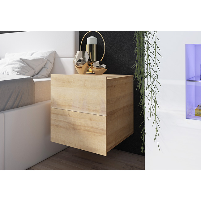 CALABRINI d | noční stolek | 40 cm | dub zlatý