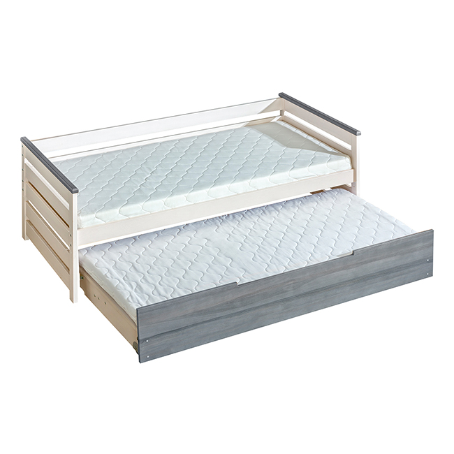 Alan - jednolůžko AL1+AL3 - bílá/popel