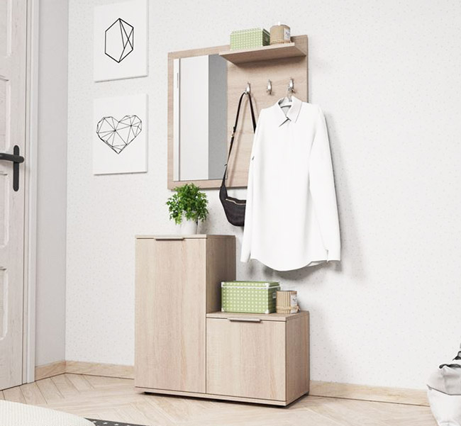 Předsíňová stěna Monti - sonoma