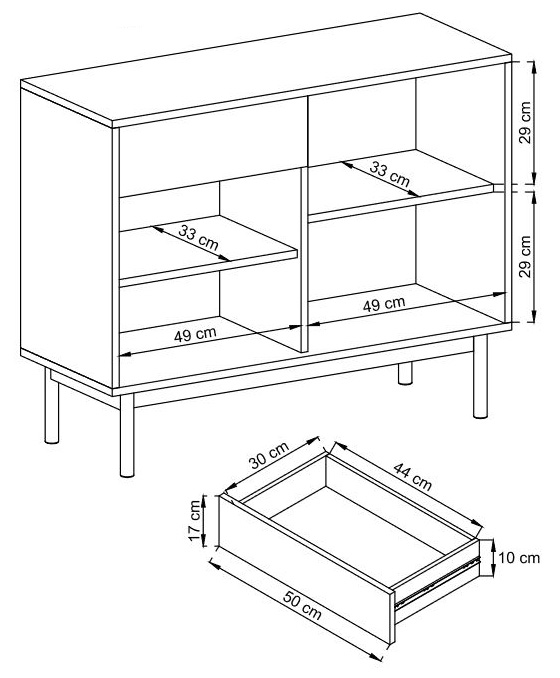Basic - komoda BK104