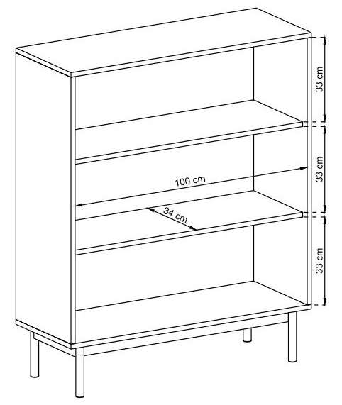 Basic - komoda BKD104