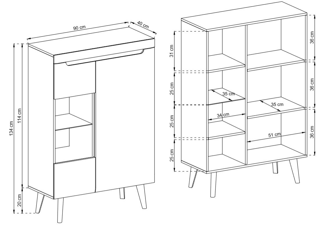 Nordi a | vitrína NWT90 | artisan