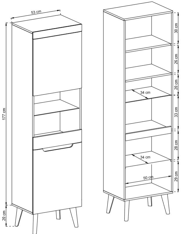Nordi a | vitrína NWT53 | artisan