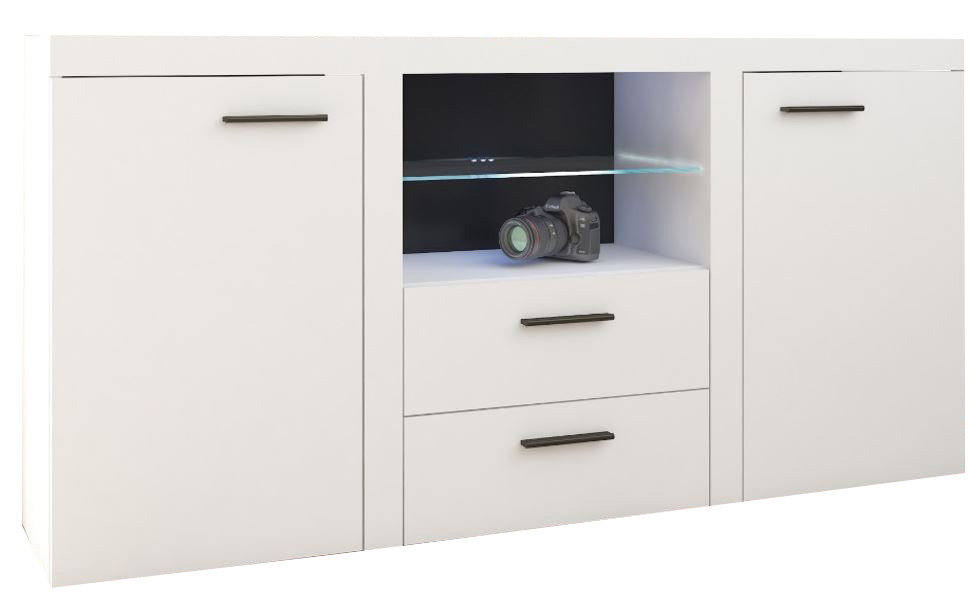 Obývací stěna Rumba + komoda - bílá