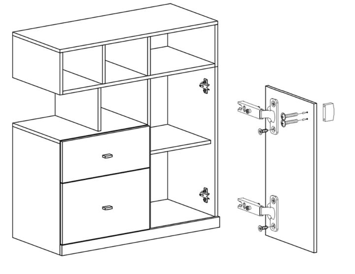 Mobi - komoda MO9 - žlutá