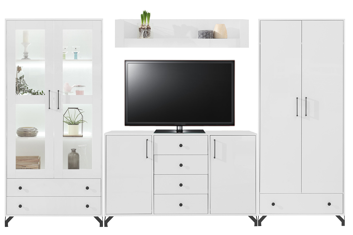 Obývací stěna se skříní Bergen F