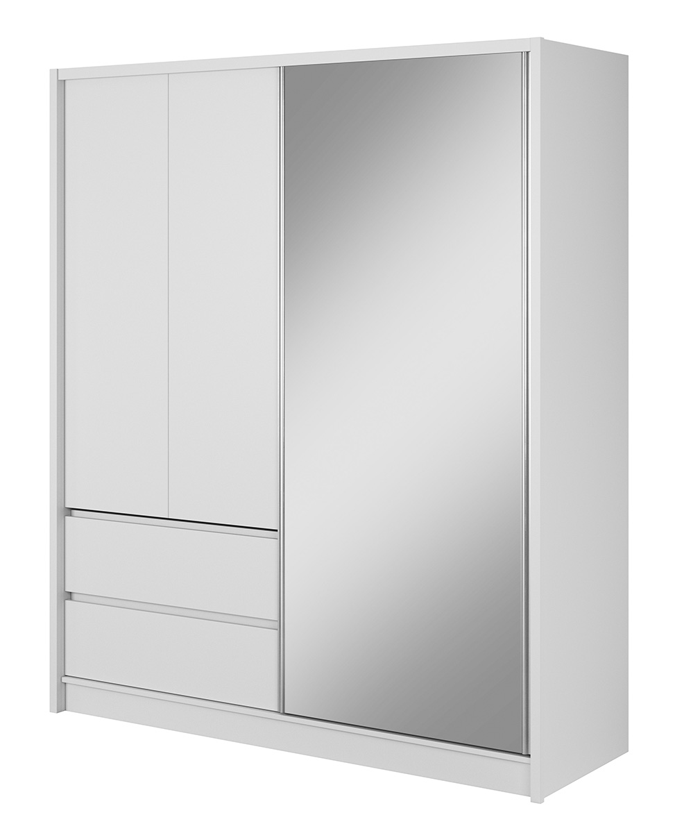 Šatní skříň Sara 180 - bílá mat