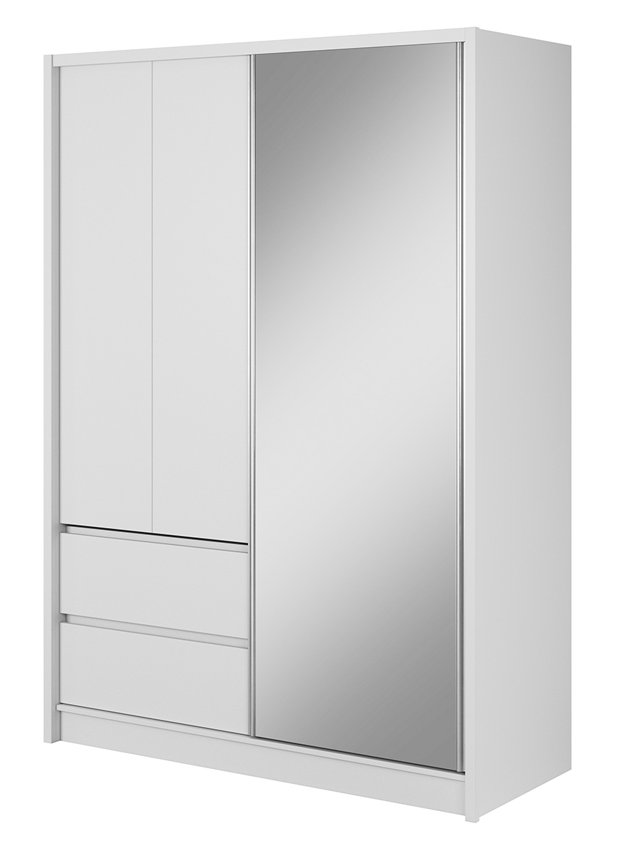 Šatní skříň Sara 150 - bílá mat