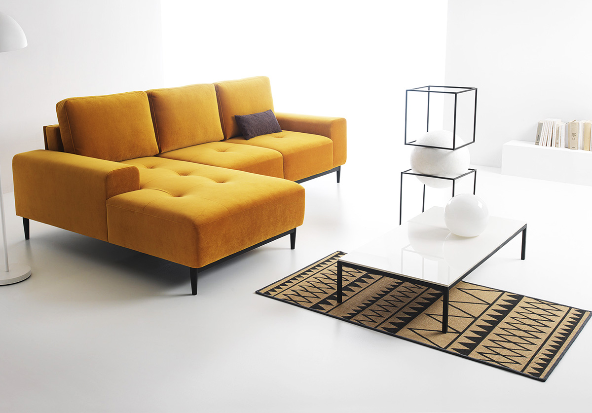 Sedací souprava VERO - 266x175 - rozkládací + úložný prostor - VÝBĚR TKANIN