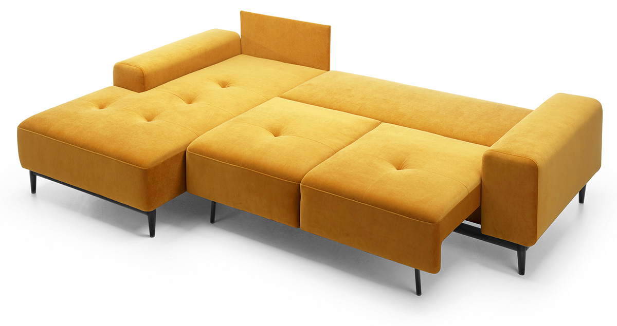 Sedací souprava VERO - 266x175 - rozkládací + úložný prostor - VÝBĚR TKANIN