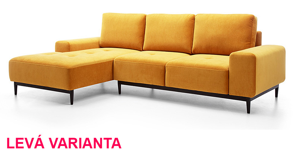 Sedací souprava VERO - 266x175 - rozkládací + úložný prostor - VÝBĚR TKANIN