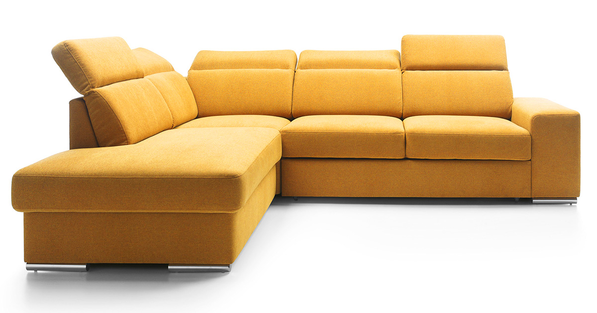 Sedací souprava AVANT - 278x230 cm - rozkládací + úložní prostor - VÝBĚR LÁTEK