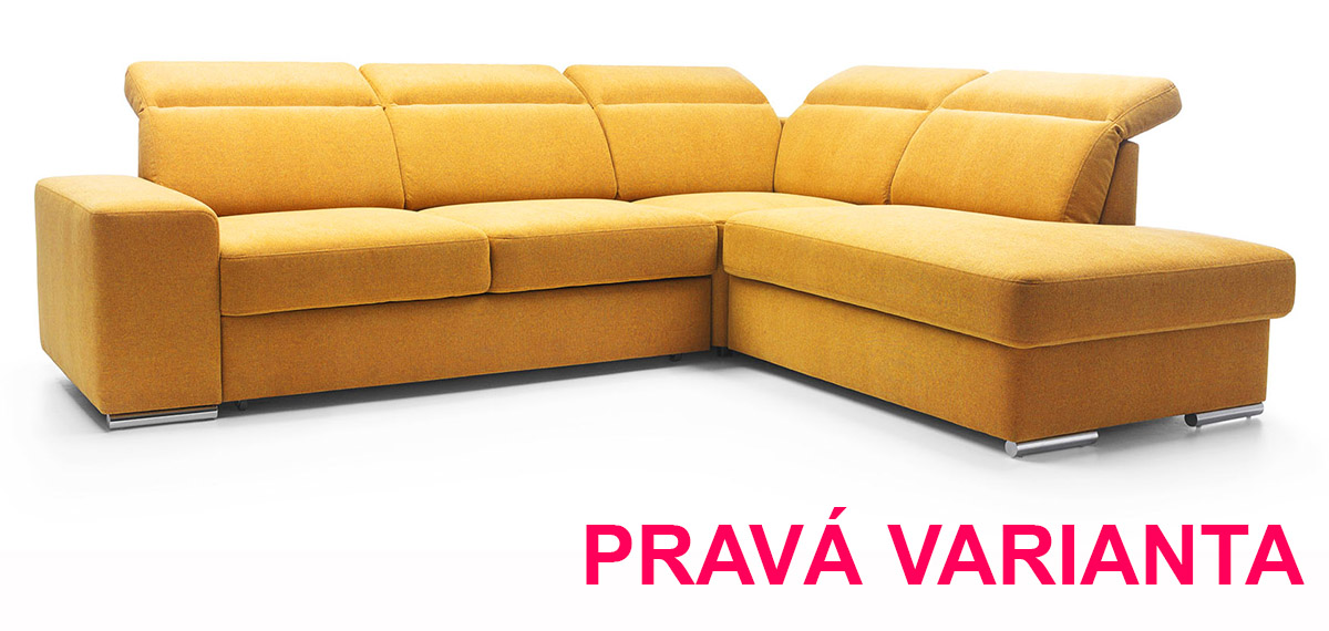 Sedací souprava AVANT - 278x230 cm - rozkládací + úložní prostor - VÝBĚR LÁTEK