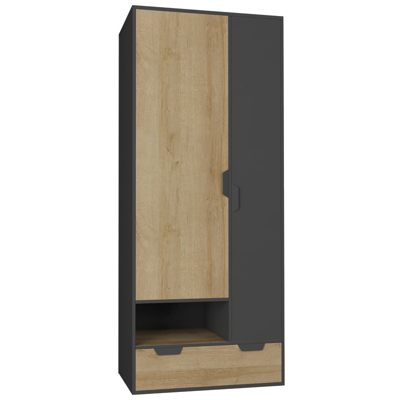 Nano - šatní skříň NA2 - dub riviera