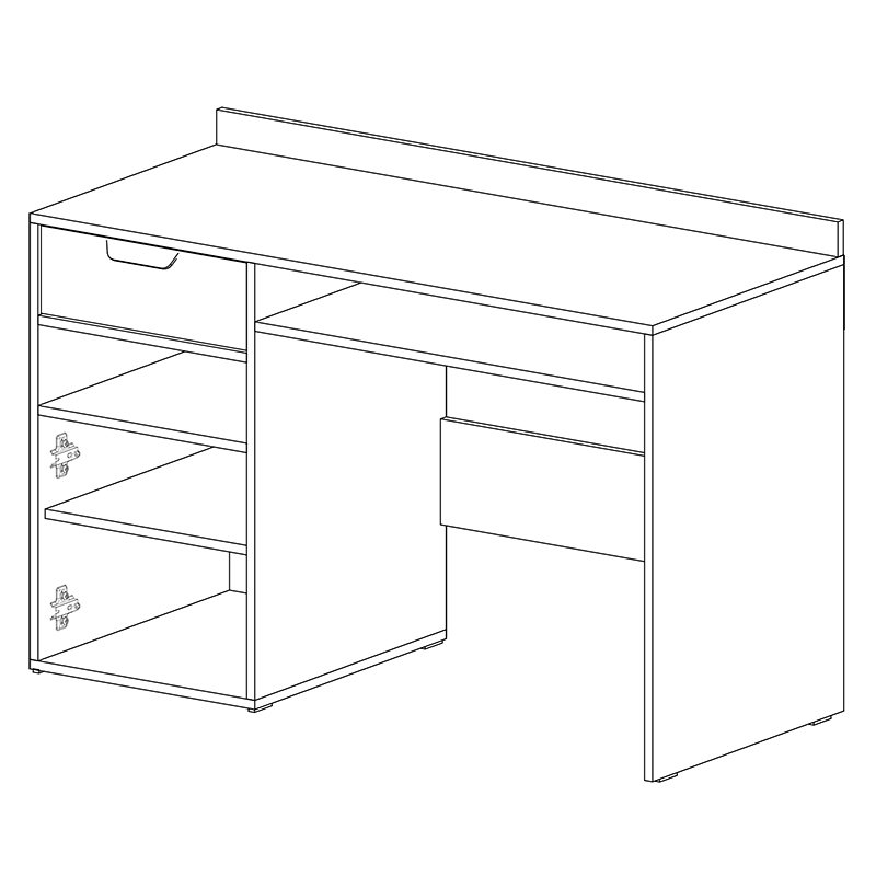 Nano - psací stůl NA9 - dub riviera
