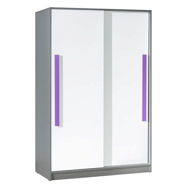 Git - šatní skříň posuvná 13 - fialová