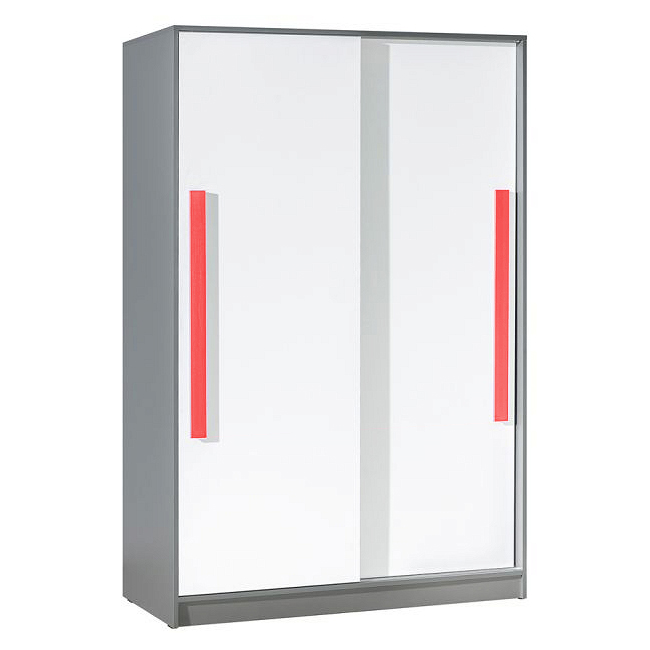 Git - šatní skříň posuvná 13 - červená