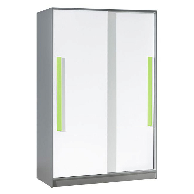 Git - šatní skříň posuvná 13 - zelená