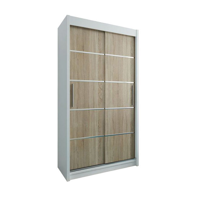 Šatní skříň Verona 1 - 120 bílá/sonoma