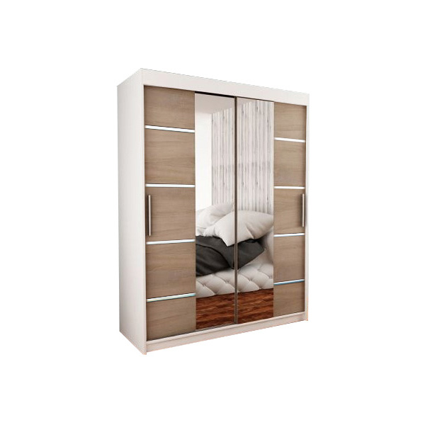 Šatní skříň Verona 4 - 150 bílá/sonoma