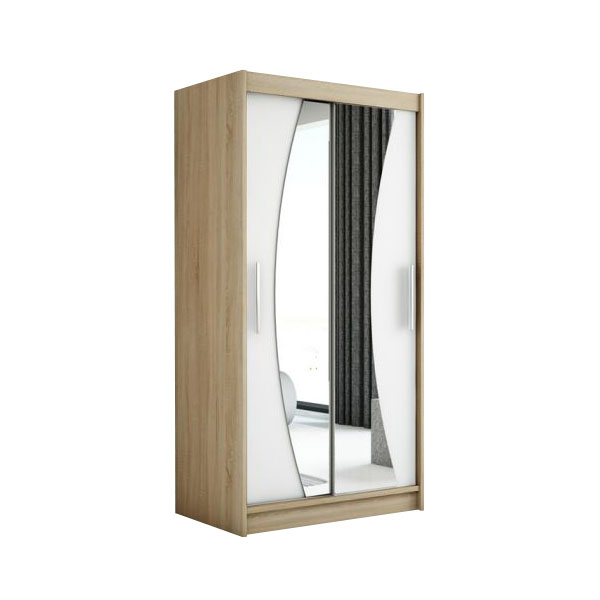 Šatní skříň Wave - 120 sonoma/bílá