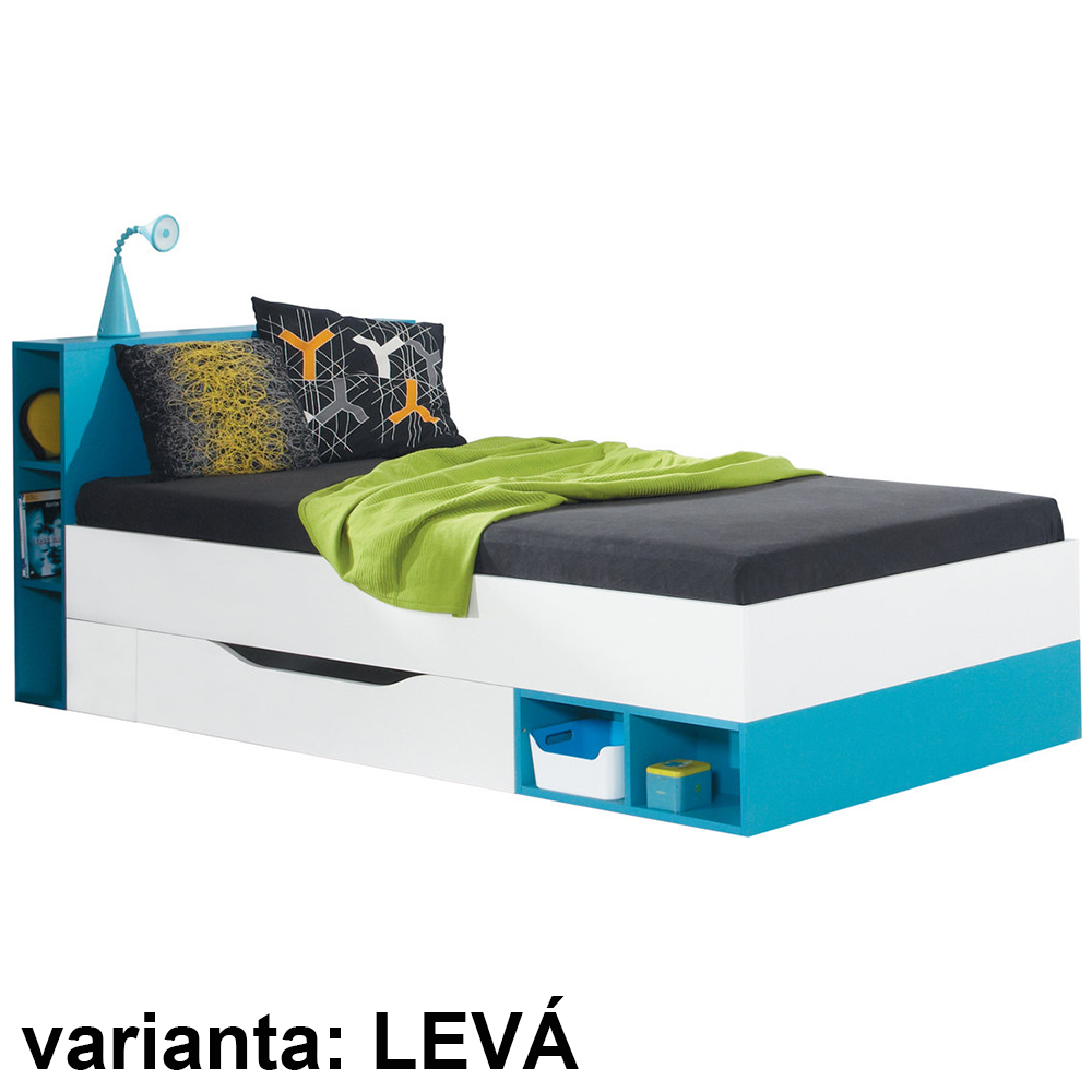 Mobi - jednolůžko MO18 L/P - modrá