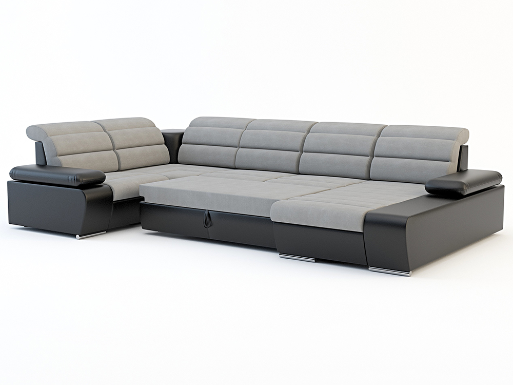 Sedací souprava Korfu II - milton 06/focus 20 - PRAVÁ - VÝPRODEJ 1ks - II. jakost