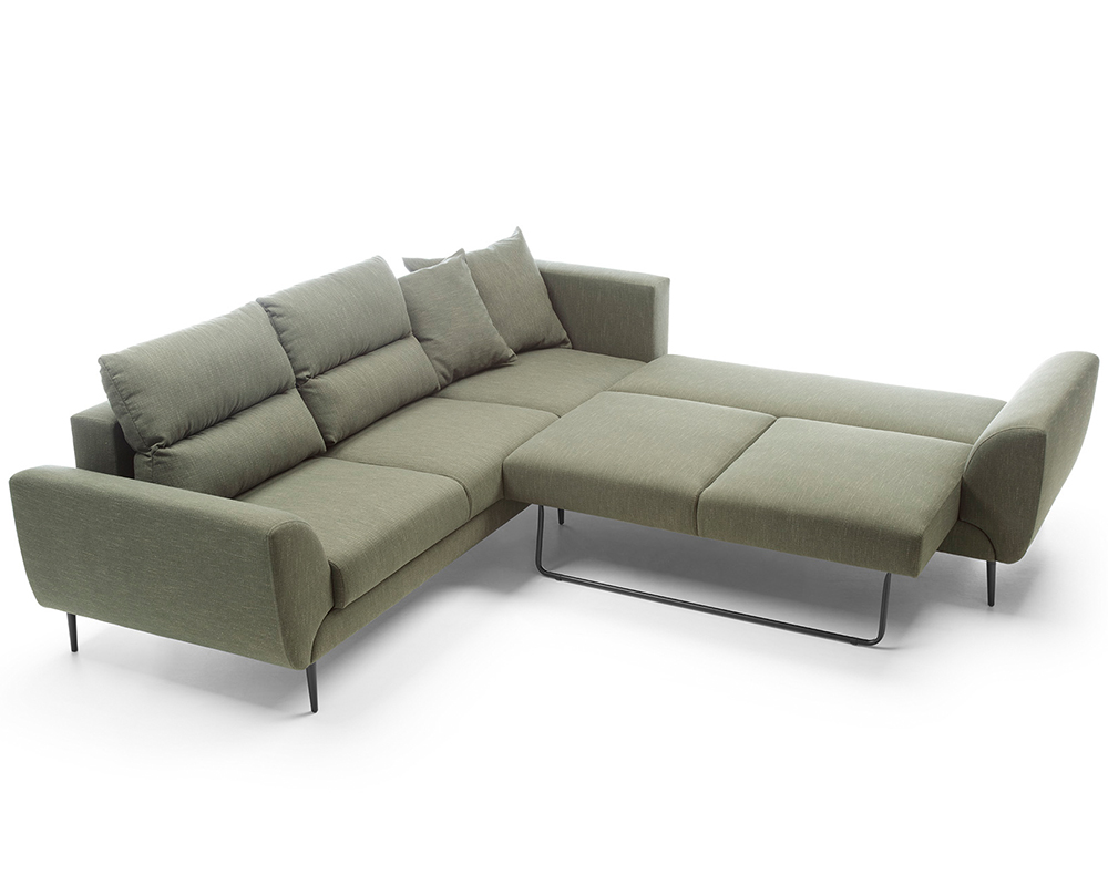 Sedací souprava QUATTRO - 265x265 - rozkládací + úložný prostor - VÝBĚR TKANIN