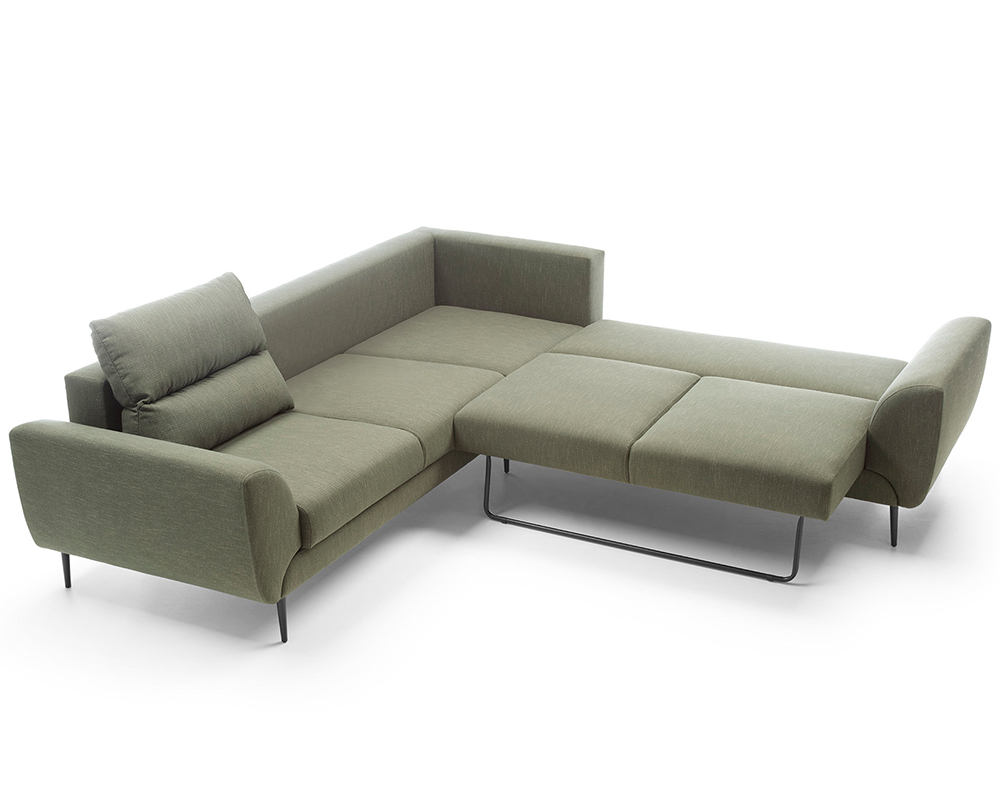 Sedací souprava QUATTRO - 265x265 - rozkládací + úložný prostor - VÝBĚR TKANIN