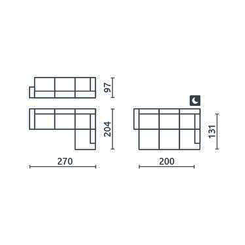 Sedací souprava Sempre | VELKÝ VÝBĚR LÁTEK