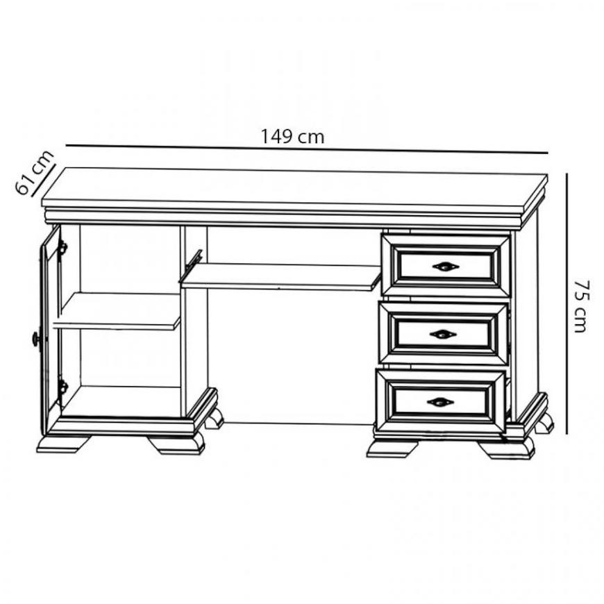 KORA a | psací stůl KB | 149 cm | andersen