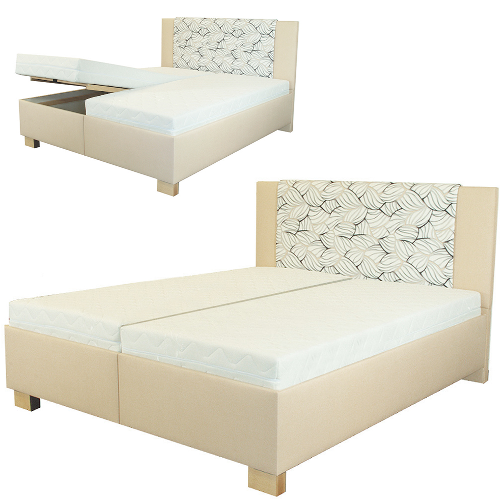 Dvoulůžko Laura - polohovací rošt - 160 cm