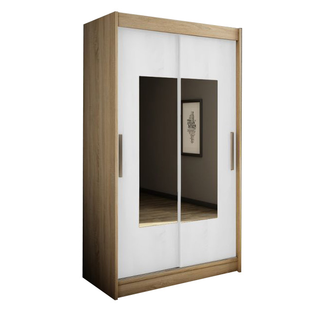 Šatní skříň Torino - 100 sonoma/bílá