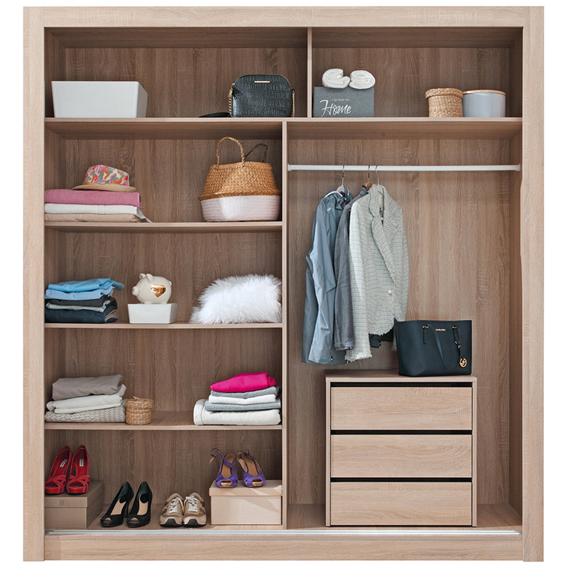 Šatní skříň DUCA DC2 - 200 cm - sonoma