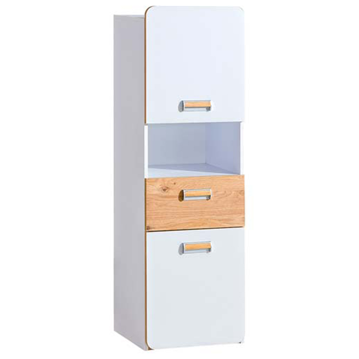 Dětský pokoj Lorento K - bílá brilantní/dub nash