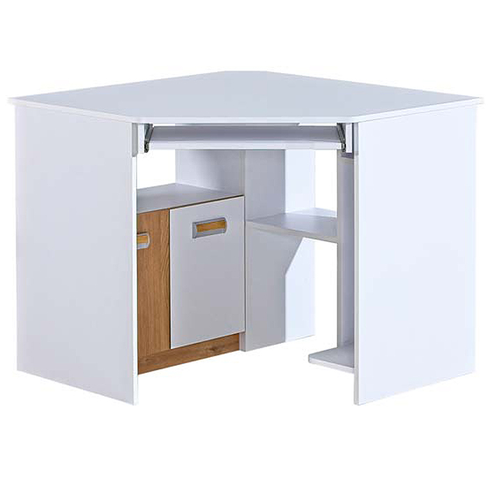 Dětský pokoj Lorento K - bílá brilantní/dub nash