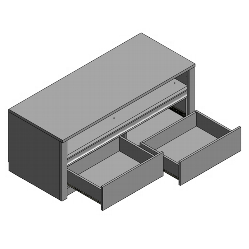 Obývací stěna se skříní Montana - sestava C - 2 odstíny