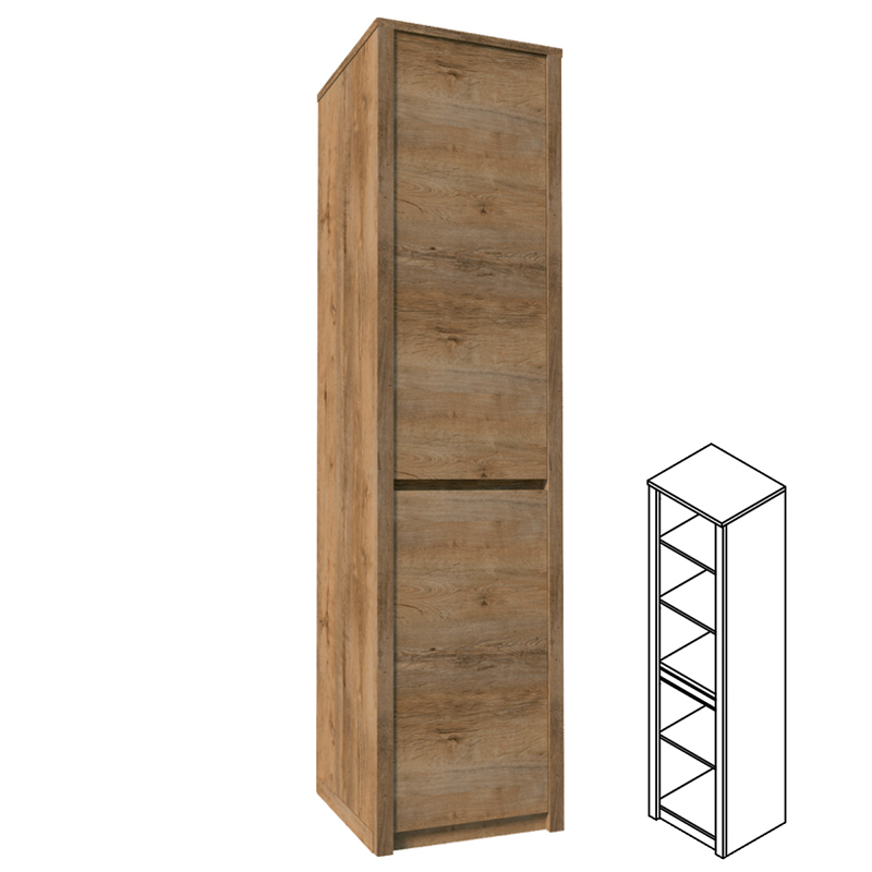 Obývací stěna se skříní Montana - sestava C - 2 odstíny