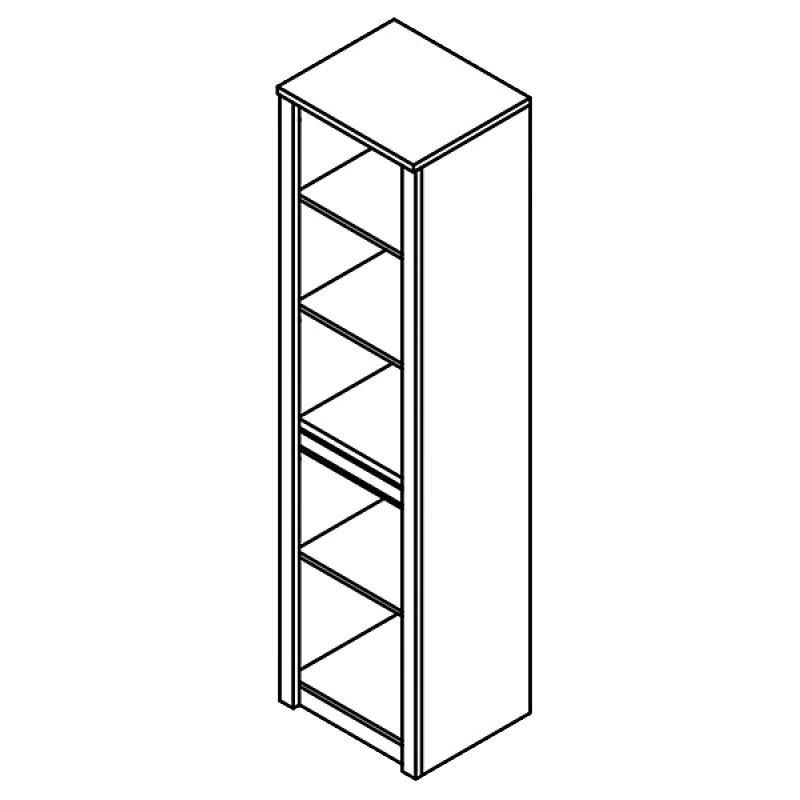Obývací stěna se skříní Montana - sestava C - 2 odstíny